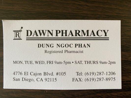 Dawn Pharmacy United Drugs