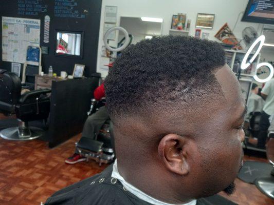 Cut by Juss the barber at ROYAL KUTZ