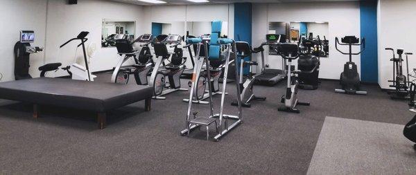 Cardio equipment too!