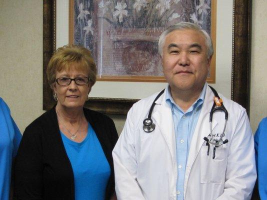 Dr. Dyo and our Office Manager, Linda