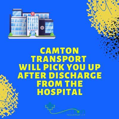 Transportation after discharge from the hospital is available!