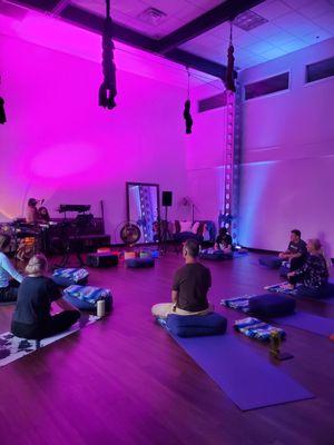 Sound journeys in the new space!