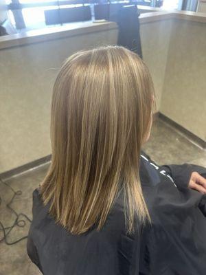 Cut n root touch up w partial highlight in time for summer