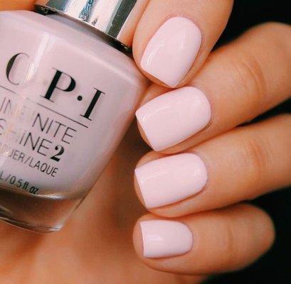 Manicure with OPI polish