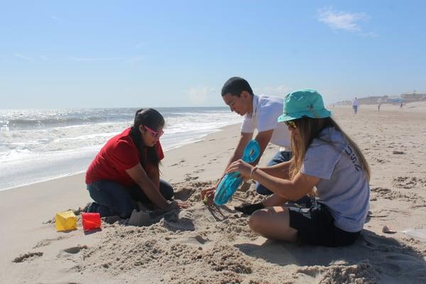 The beach is only 2 miles from our campus!