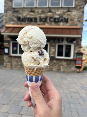 peanut butter fudge - small in sugar cone