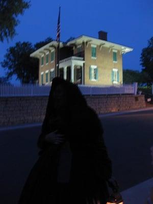 In front of President Grant's Home