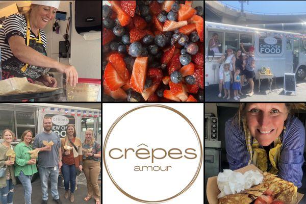 Parisian chic crêpes, sweet and savory. Fresh ingredients. Open 11-3 Wed-Saturday
(Seasonal)