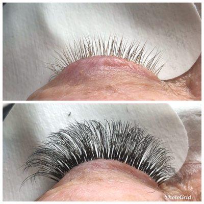 Volume lashes extensions