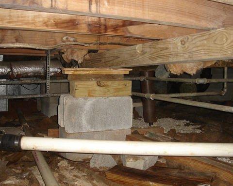 This home has foundation problems, which I found on a home inspection.