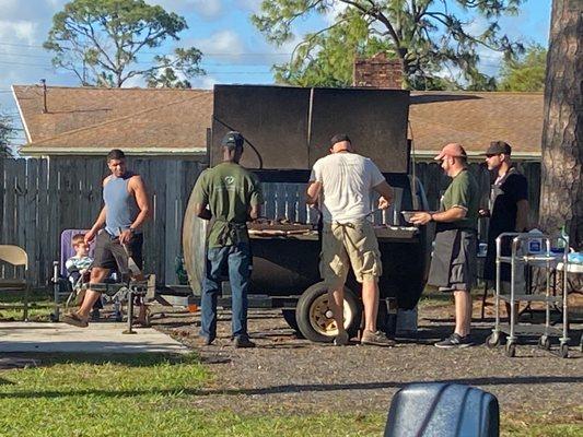 Annual Men's bbq