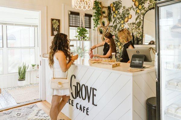 Welcome to The Grove Juice Café! We are here to joyfully serve you!