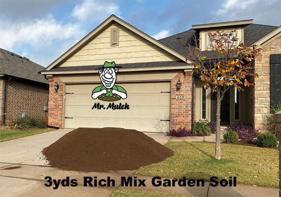 Rich Mix Garden Soil delivered in Norman