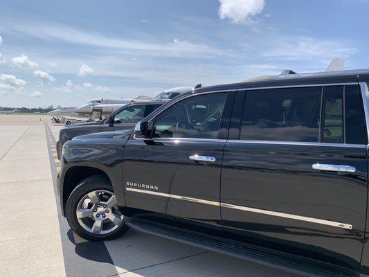 8 passengers Chevrolet Suburban for Collier Platinum Transportation