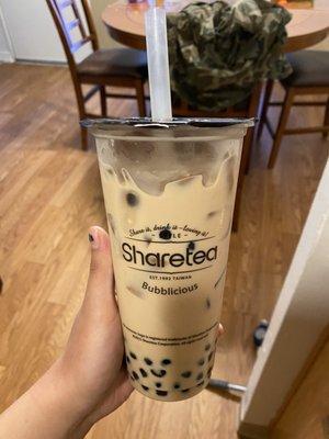 Coffee milk tea with boba