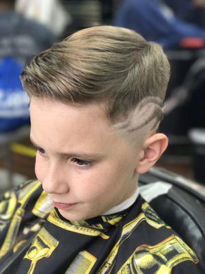 Design with combover style