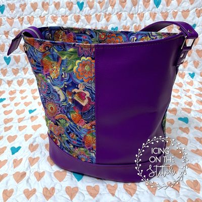 Beautiful custom bucket bag!