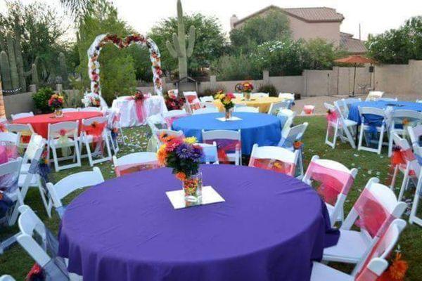 Beautiful set up for your next event