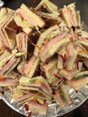 Ever seen a leaning tower of sandwiches? Only at the EZ!