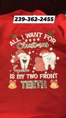 Xmas Teeth t shirt