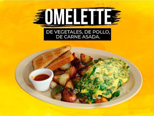 Disfrute de los delliciosos Omelette.