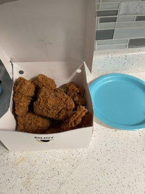 10 for $10 tasteless chicken.