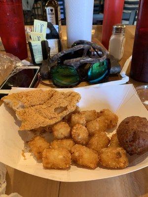 Best Fried Fish Basket In Western Kentucky!  Bought the seasoning to go along with a to go order of fish!   OMG!  The bomb!