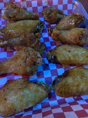 Thai chili wings -sticky icky yum