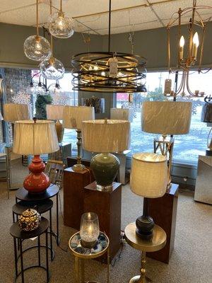 Largest selection of lamps in the metropolitan area!