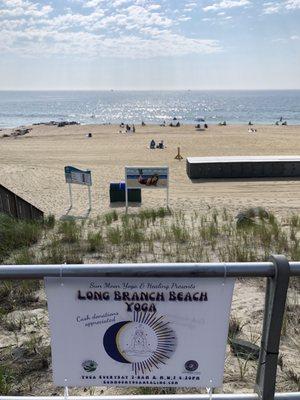 Beach Yoga option