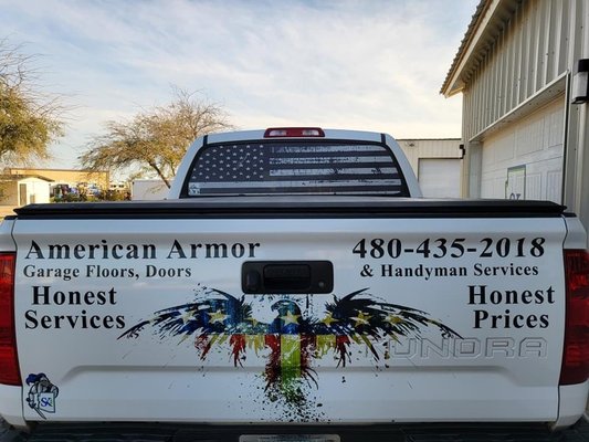 American Armor Garage Floors Doors & Handyman Services