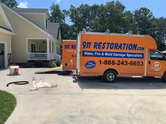 911 Restoration of Iredell County - Trucks