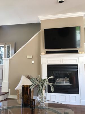 Custom made fireplace surround/mantle