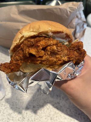 Fried chicken sandwich