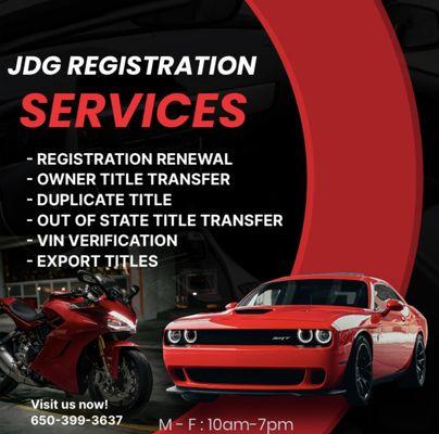 JDG Registration Services