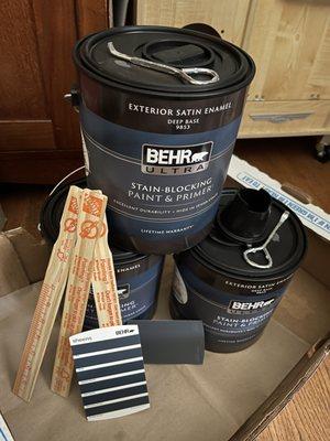 My paint purchase is complete!