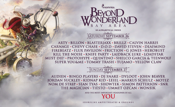 Beyond Wonderland Bay Area 2015