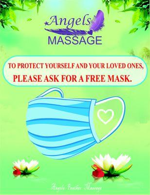 TO PROTECT YOURSELF AND YOUR LOVED ONES, PLEASE ASK FOR A FREE MASK.