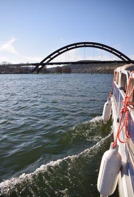 A great day for a boat cruise on Lake Austin