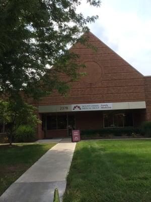 Entrance to new building for Northeast Family Health at 237 Schrock Rd. in Westerville.