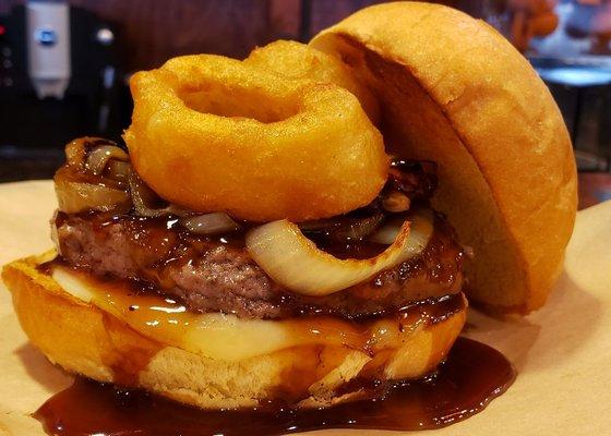 Bourbon burger