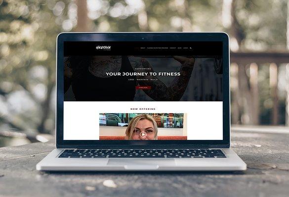 Heroine Fitness: Website Design + Branding