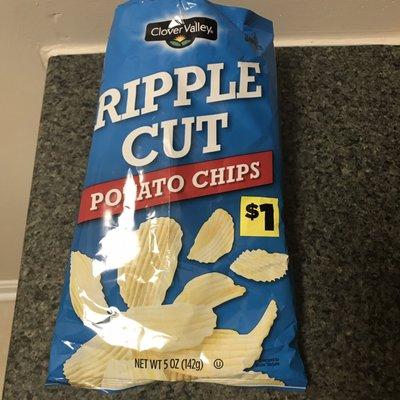 $1 ripple cut chips from Dollar General (19 March 2019)