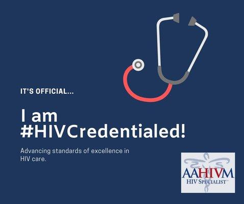 Credentialed HIV Specialist