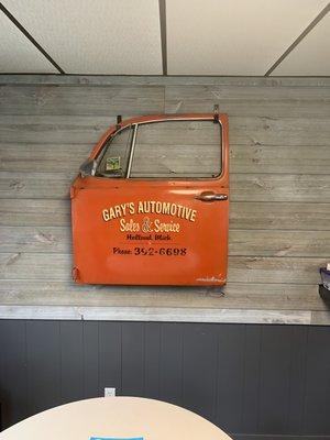 Check out this old beetle door!! 1973 to be exact.