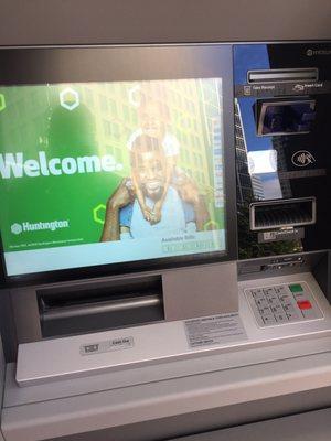 A brand new ATM.