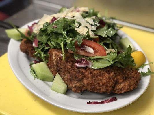 Pork chop Milanese.