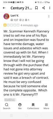 Mr. Flannery statement