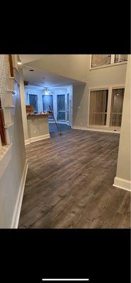 Gray Luxury Vinyl Plank