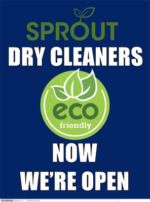 We're 100% Eco-friendly dry cleaners